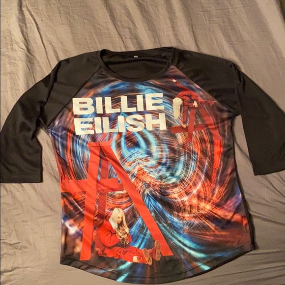 Billie Eilish Women’s 3/4 Long Sleeve T-Shirt - Picture 2 of 5